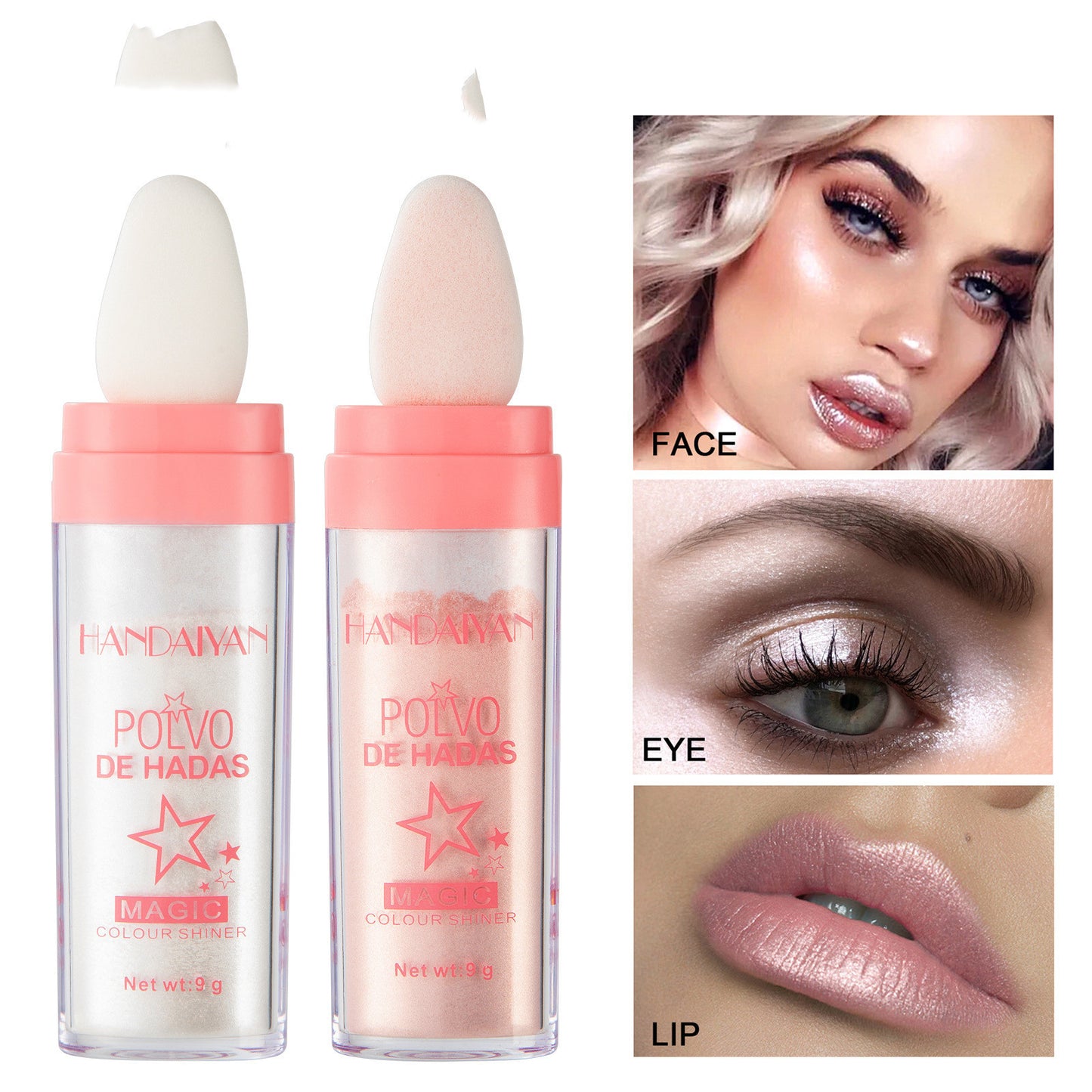 Fairy Highlight Pat Full Body Highlight Brightening Natural Three-dimensional Repair Blush Cross-border Makeup Supply 636d130