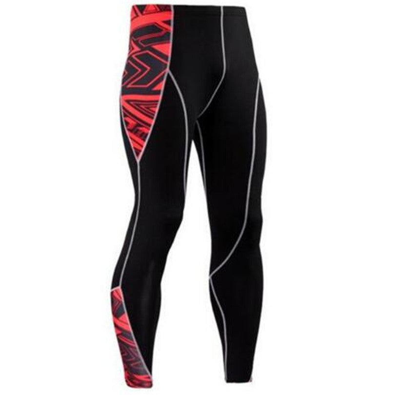 Summer Men's Blackout Compression Tight Fitting Pants 6372115559789