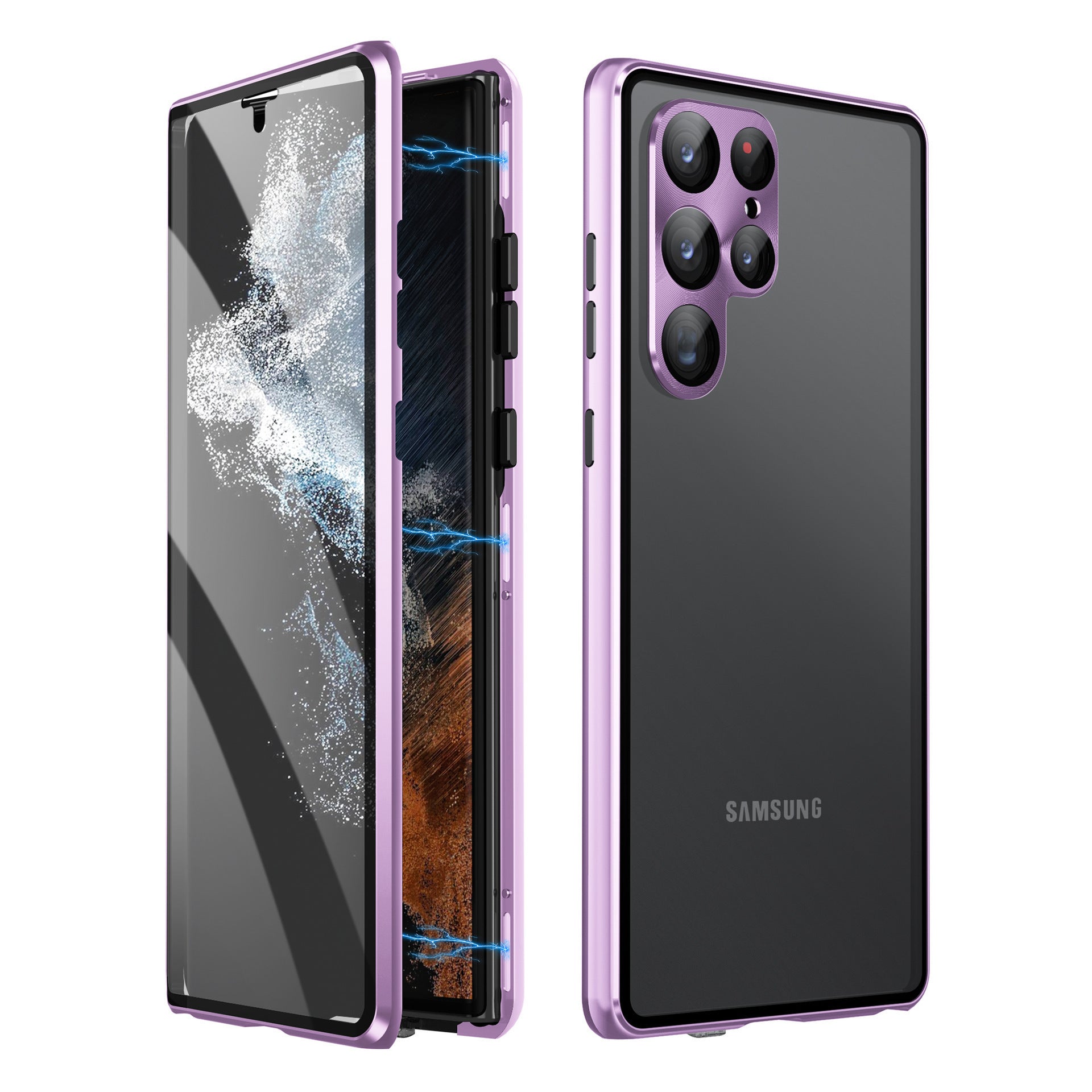 Applicable To S24Ultra Peep-proof Magnetic Mirror Universal Magnetic King Phone Case 638369c6 90c2 4427 860f e2bc5ac2174d