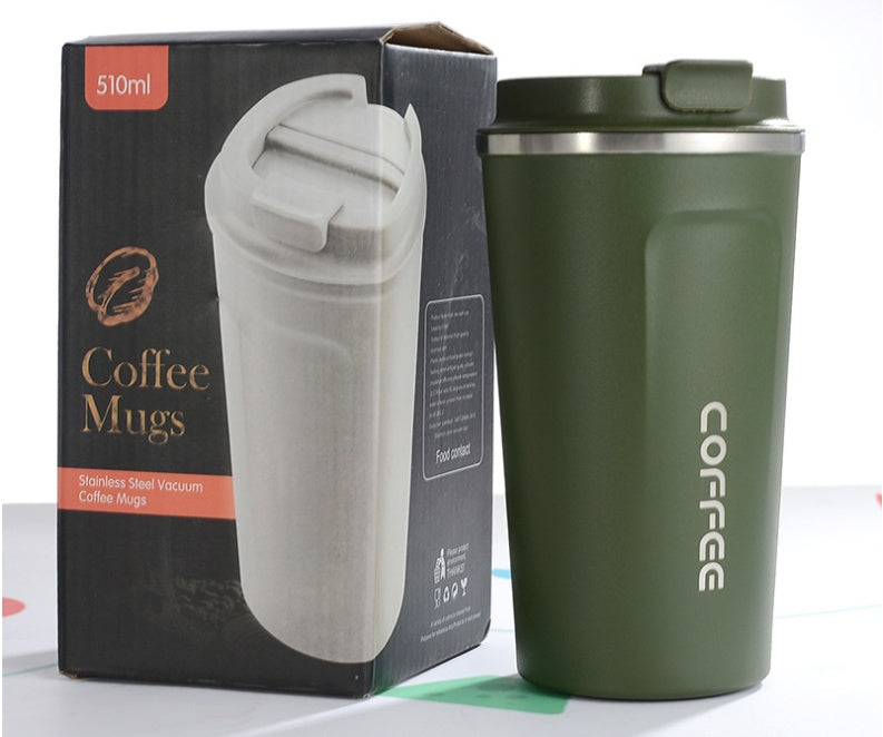Travel Office Car Stainless Steel Thermal Vacuum Coffee Mug 639315584720