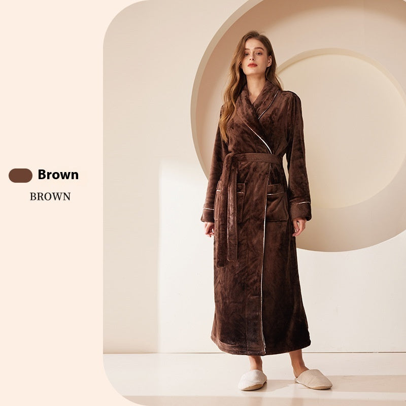 Extended Autumn And Winter Coral Fleece Bathrobe 63943c3c 4e2c 495b 927d 9a65b7f09764 trans