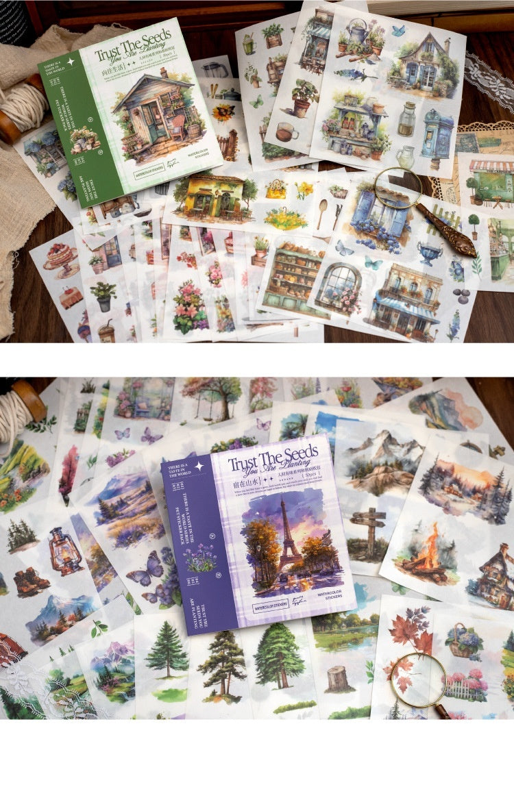 Human Flavor Series Japanese Paper Sticker Book 6397f188 3bff 425f 904e 44695175e72c