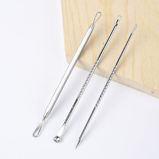 Stainless Steel Acne Needle Three-piece Pimple Needle Blackhead Tools 63a69454 bb40 4cc7 9db9 e31bc990c46d
