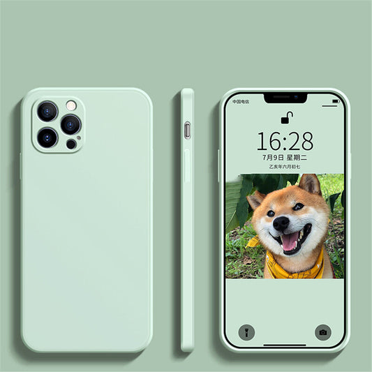 Liquid Silicone Fine Hole Straight Edge Mobile Phone Case 63aeeb50 af39 425f ad9c 869c39276497
