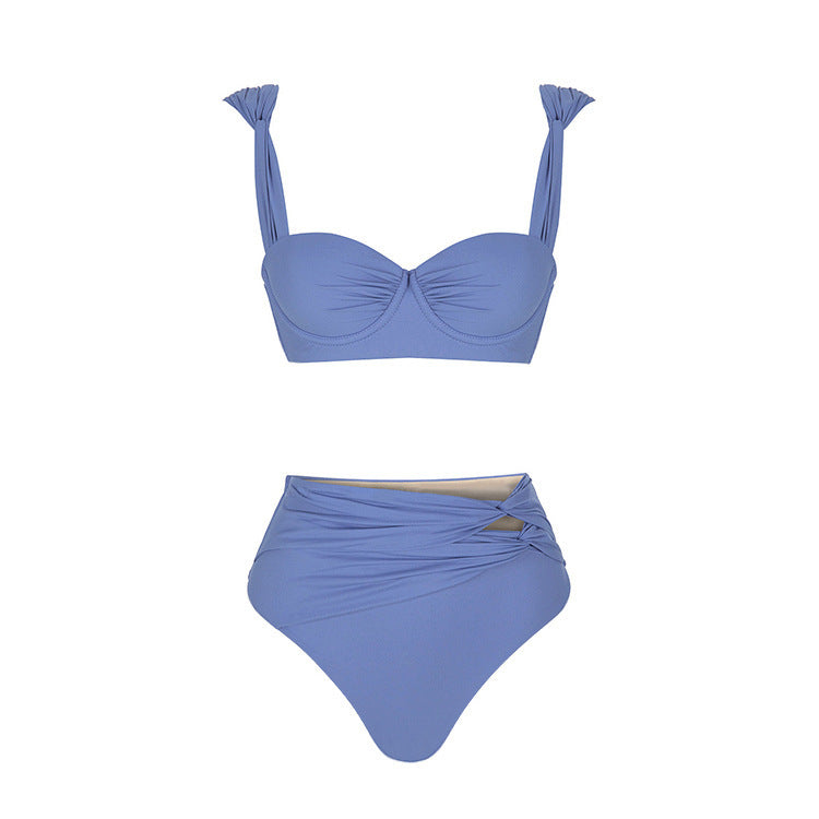 One-piece Swimsuit Women's Round Buckle Decoration Hollow Out Stitching Swimsuit Suit 63b04ab3 1449 4d46 a6d6 68f17e28f801