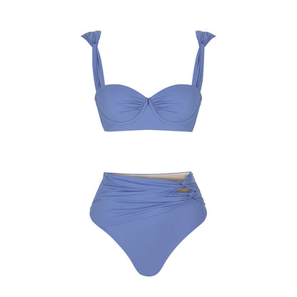 One-piece Swimsuit Women's Round Buckle Decoration Hollow Out Stitching Swimsuit Suit 63b04ab3 1449 4d46 a6d6 68f17e28f801
