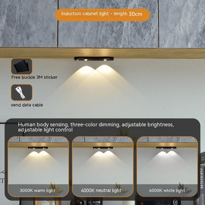Ultra-thin Human Body Induction Smart Cat's Eye Hill Rechargeable Self-adhesive Wardrobe Light Belt 63b68cf9 adb4 4ce8 b5a9 9