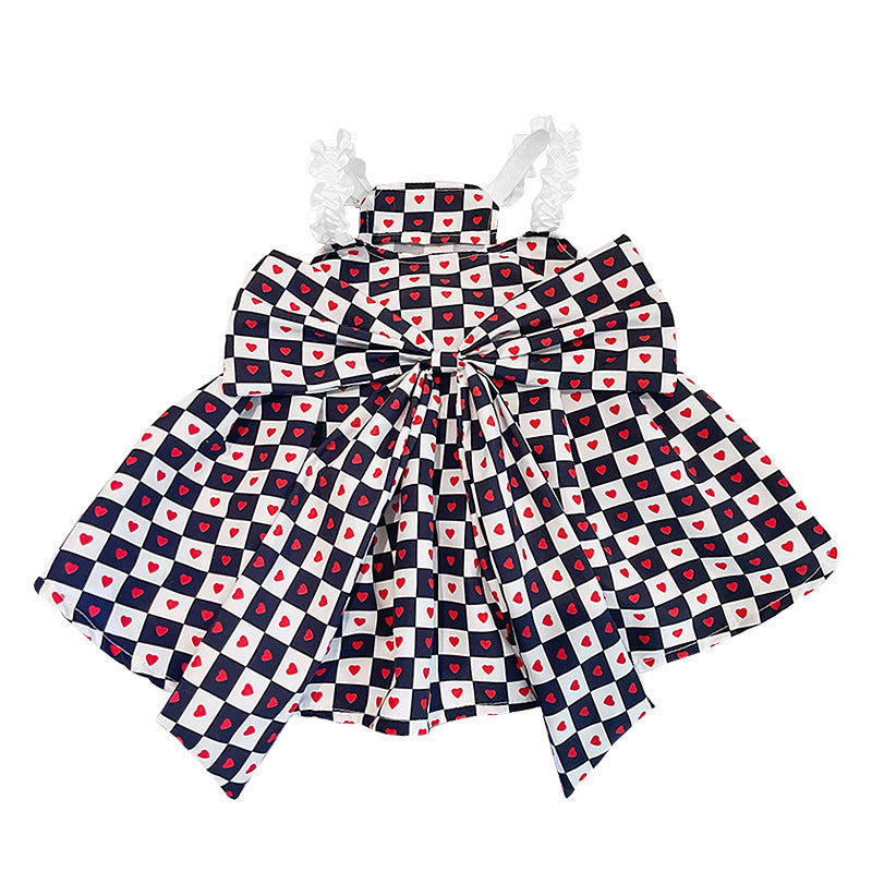 Bichon Chessboard Spring And Summer Pet Clothes 63d55be9 0bda 467f 9e62 6101c2085e35