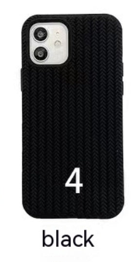 Liquid Silicone Woven Pattern Phone Case - 图片 14