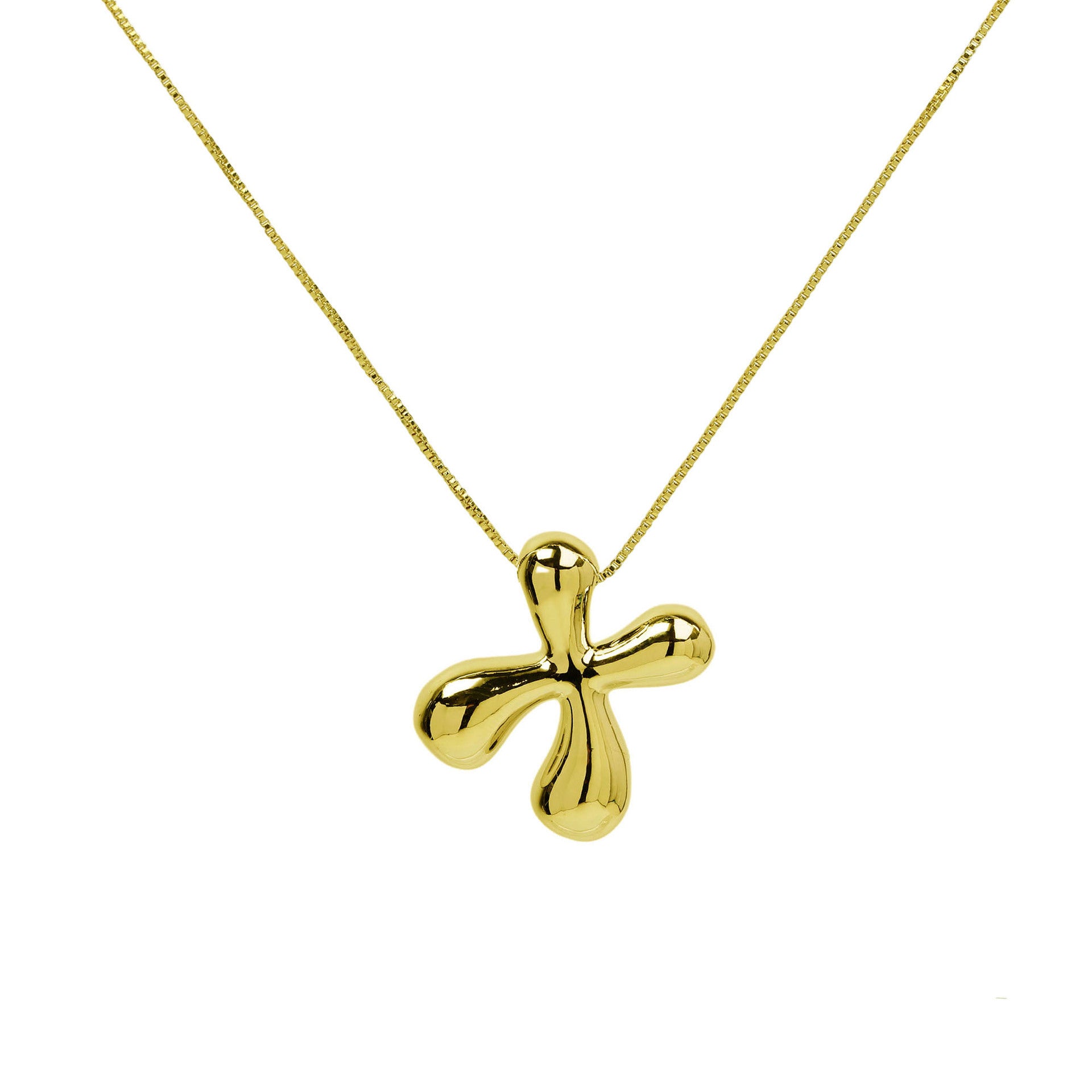 Brass Glossy Balloon English Letter Pendant Necklace 63f30aae ff82 49af be4d 3db8a35a1d67