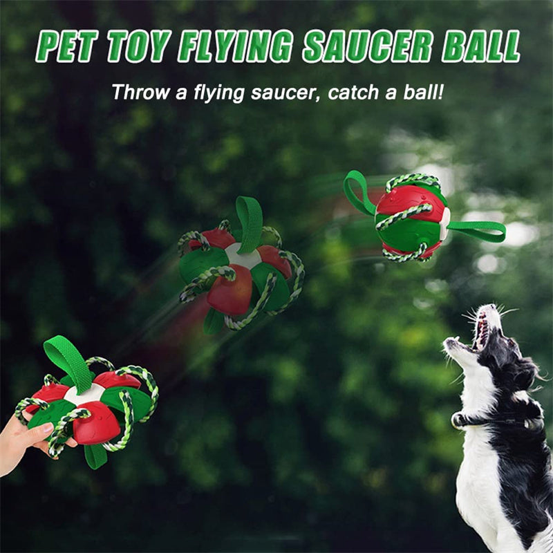Interactive Dog Football Soccer Ball With Tabs Inflated Training Toy Outdoor Border Collie Balls Pet Products 63fcbc22 b0d7 4