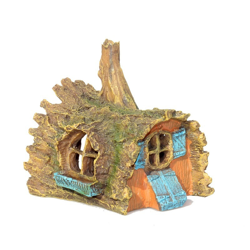 Aquarium Landscape Creative Wooden House Decoration 63fccded b975 4f72 b6ae dc4532805b9b