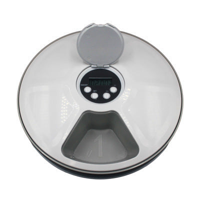Dogs Timing Six-grid Feeder Cat Quantitative Music Automatic Feeder 6410007415048