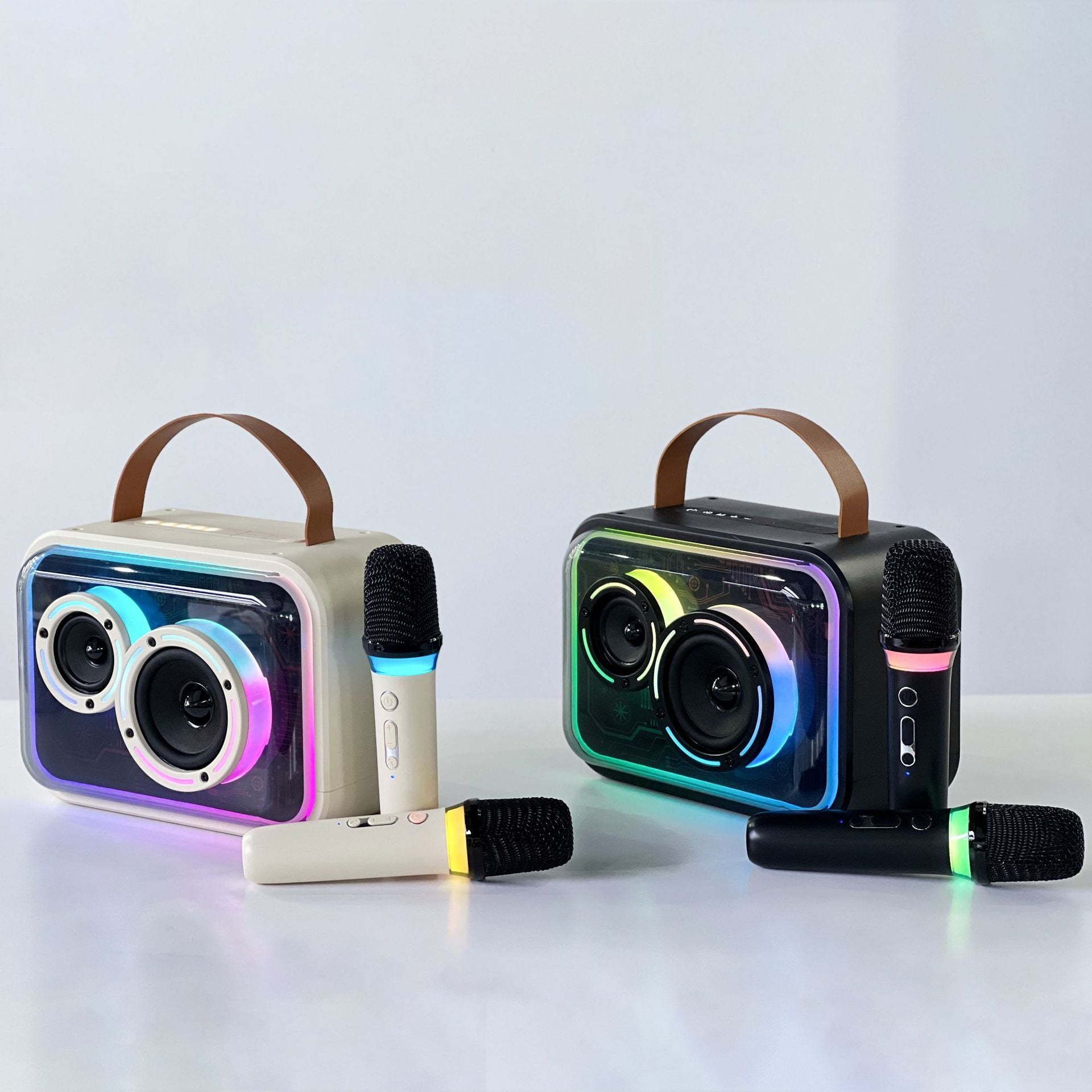 Bluetooth-compatible Speaker Colorful RGB Portable Karaoke Wireless Stereo 641dc20b 6fad 4b9c 963e 727e95426dc0