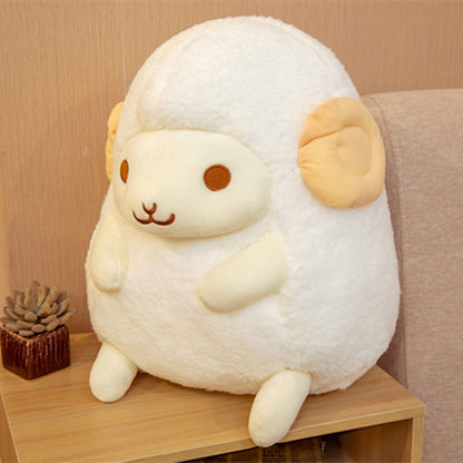 Cute Sitting Little Sheep Doll Plush Toy 6422421720443