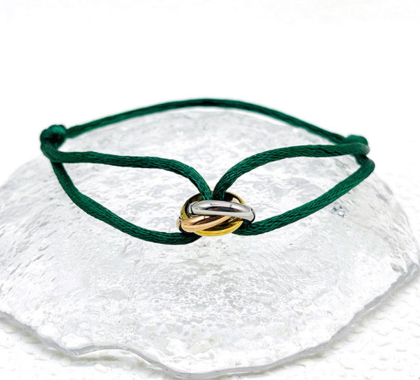 Peripheral Three-color Circle Woven Lucky Carrying Strap 6424f81e 00aa 4b68 860e 22702213e510