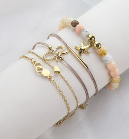 Bohemian Bracelets & Bangles Set Vintage Bead Boho Charm Bracelet For Women Jewelry Accessories Pulseras Mujer Bijoux Femme 6