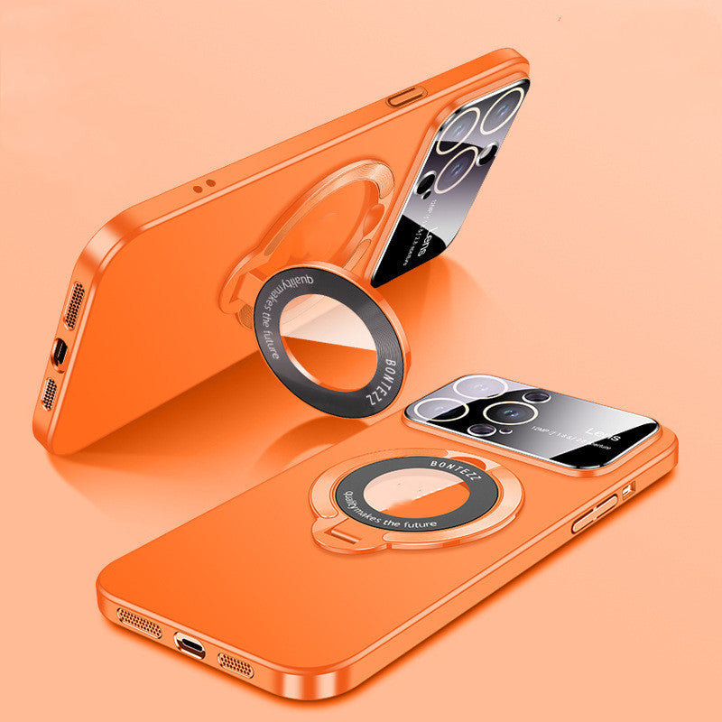 Metal Invisible Bracket Frosted Large Window Magnetic Suction Phone Case 64316b0a 3632 4d7a 8b1c 8cb808dba87f