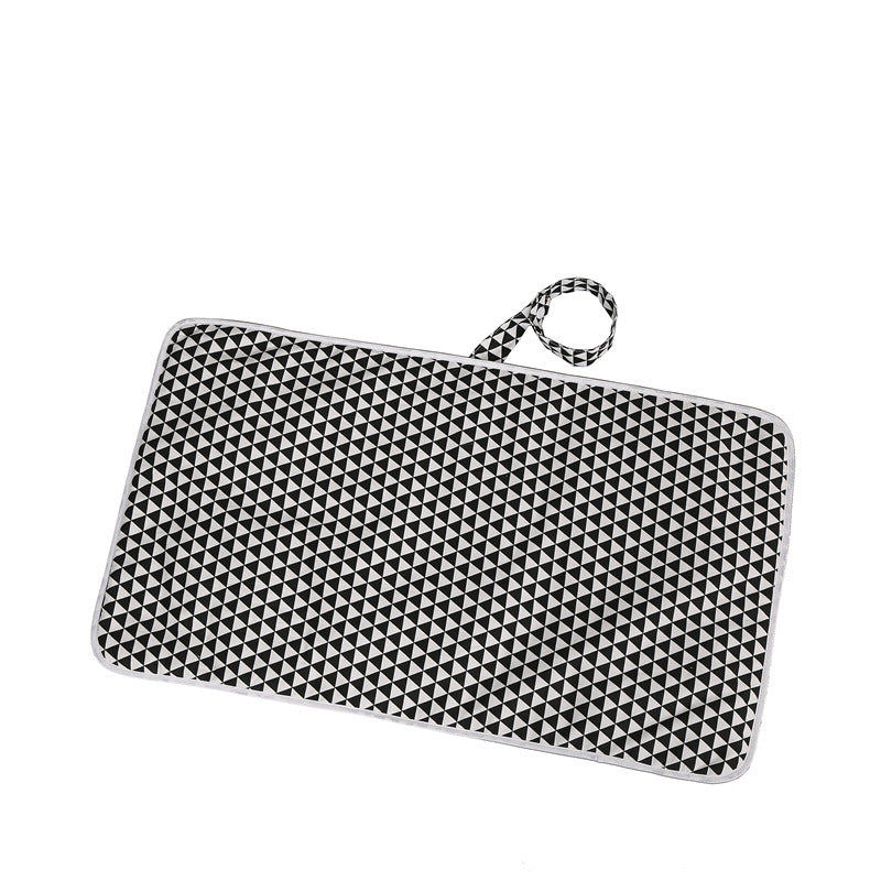 Baby cotton portable diaper changing pad 644307142254