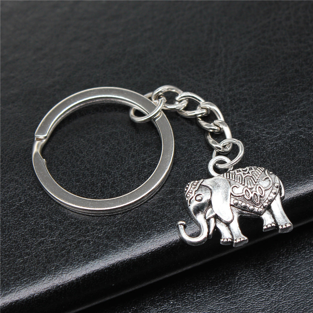 Single-sided Elephant Pendant Keychain 644a78a6 faf0 4b53 9dc6 d9557f8a6d34