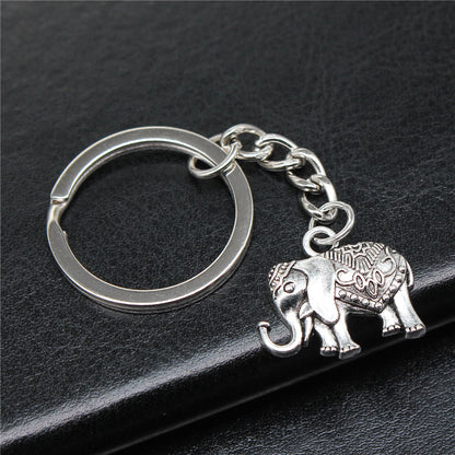Single-sided Elephant Pendant Keychain 644a78a6 faf0 4b53 9dc6 d9557f8a6d34