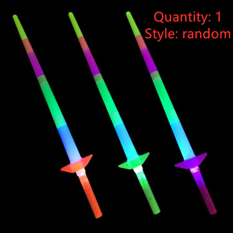Luminous wand children''s magic wand concert props fluorescent wand floor stand luminous toys pop up fairy wand night light 6