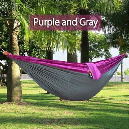 Backpacking Hammock - Portable Nylon Parachute Outdoor Double Hammock 6456720657245