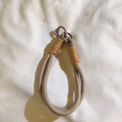 Short Braided Rope Wrist Keychain Pendant 6469f0f0 670d 49c0 b311 2106e4fdc4cc