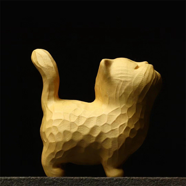 Arborvitae Wood Carving Aodao Cat Creative Crafts 64754b32 f41c 4927 9d00 63ffd8b8de40