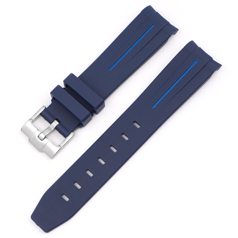Mercury Arc Rubber Watch Strap Men's And Women's Waterproof 20mm 64945abf b88b 4571 9aa0 ec8d1ef792d7