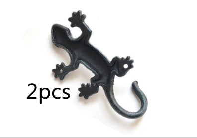 Wrought Iron Gecko Hook American Cast Iron Garden Hook 649600d3 adfd 4bf6 b018 96b29befd4d9