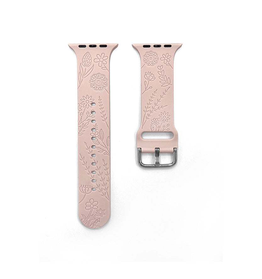 New Laser Carved Embossed Silicone Square Buckle Printed Strap 64a016bd aa0a 4391 a9de 0e3d860a42c4