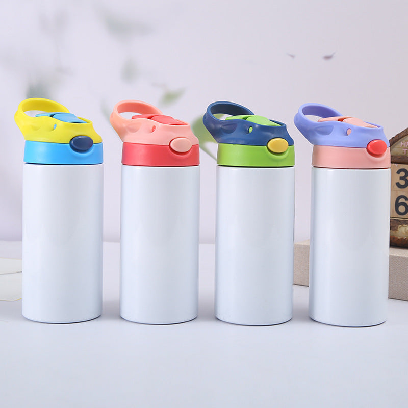 Stainless Steel Children's Straw Cup Sublimation Insulation Sippy Cup 64a5eadd ca6a 41e9 93ed ae0589e43508