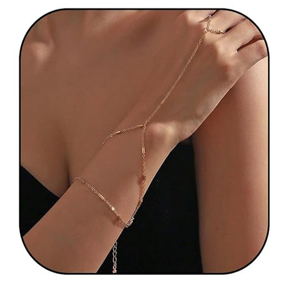 Small Rice-shaped Beads Rice Beads Zircon Pearl Ring Chain Love Finger Chain Ornament 64b2bdf5 6edc 4af5 931f a8760ac1ddfe
