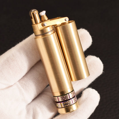 Nunchaku Second-generation Brass Oil Machine Creative Retro Old-fashioned Special-shaped Kerosene Lighter 64c2585d 5510 476f 