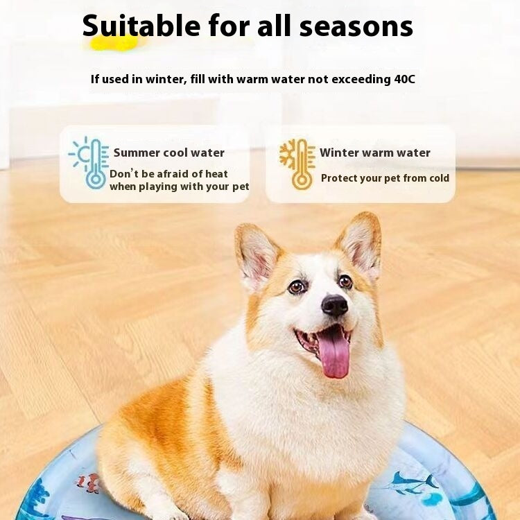 Summer Cooling Pet Water Bed Cushion Ice Pad Dog Sleeping Square Mat For Puppy Dogs Cats Pet Kennel Cool Cold 64ca9c1d 46b0 4
