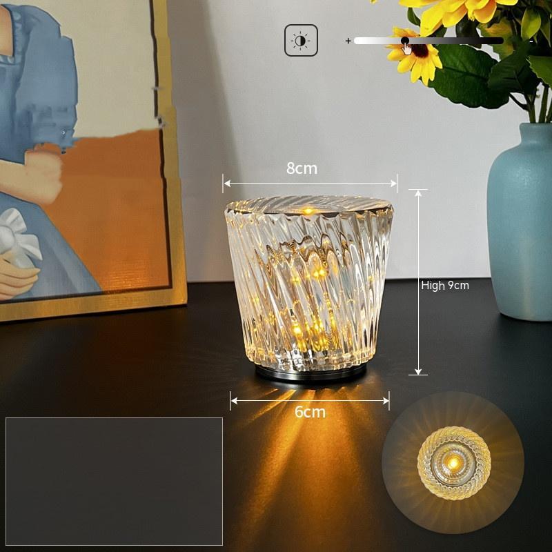 Nordic Bar Restaurant Bedside USB Wireless Charging Atmosphere Crystal Lamp 64db2825 06e7 487b 9a45 b16c40dfbb55 trans