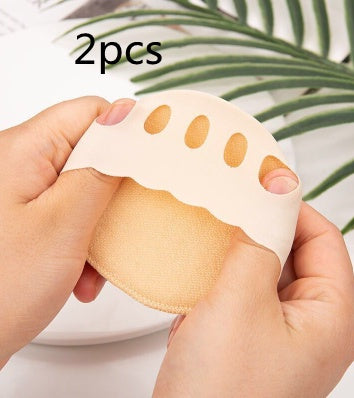 Ankle Toe Socks Women's Summer Thin Front Palm Half Toe Socks Cotton Socks Bottom Invisible Sandals High Heels Foot Sock 64ed