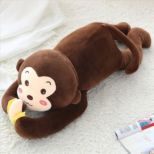 Elastic Monkey Cushion doll 650102854926