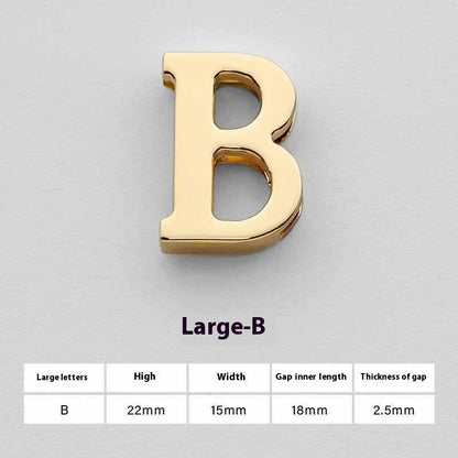 U Perforated 26 English Letters Hardware Accessories 650e3288 37e2 4cdd 8f99 2de2d98df9e3 trans