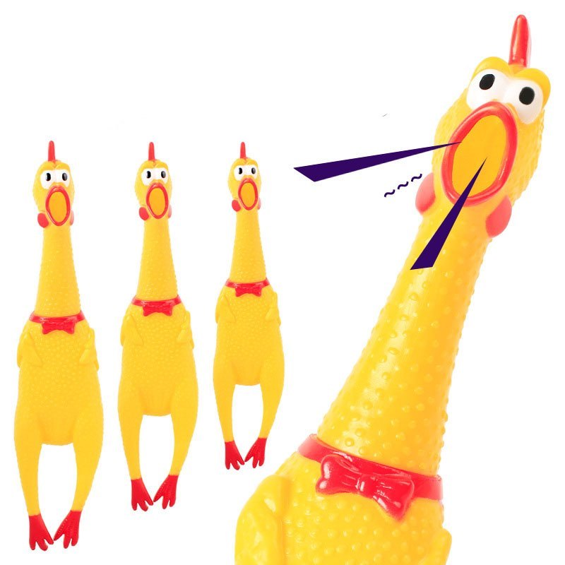 Screaming Chicken Pet Toy Venting Screaming Creative Prank 6514673731560