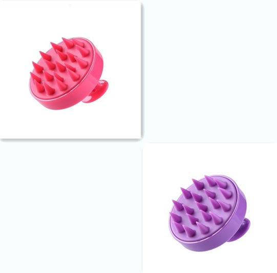 Silicone Shampoo Brush Massage Scalp Hair Brush 652685670090