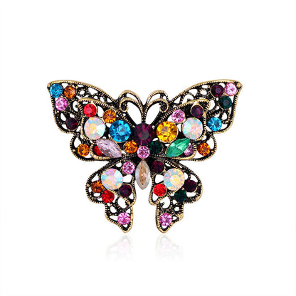 Fashion Butterfly Color Rhinestone Brooch 653481bb 5dba 456a adbc 01e69ea432b2