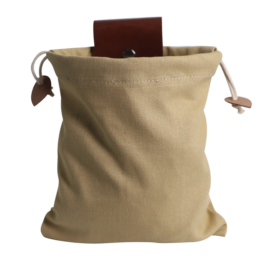 Leather Foraging Bag Mushroom Foraging Bag Canvas Foraging Pouch Collapsible For Hiking Camping Hunting Foraging Bag 653ba2cf