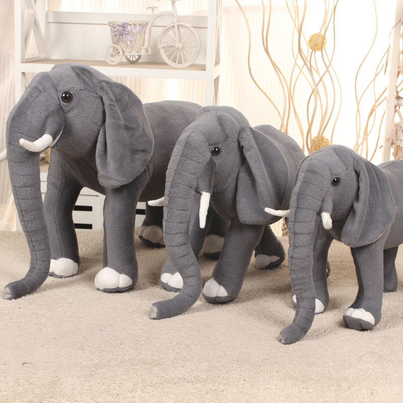 Simulation elephant plush toy 654510829195