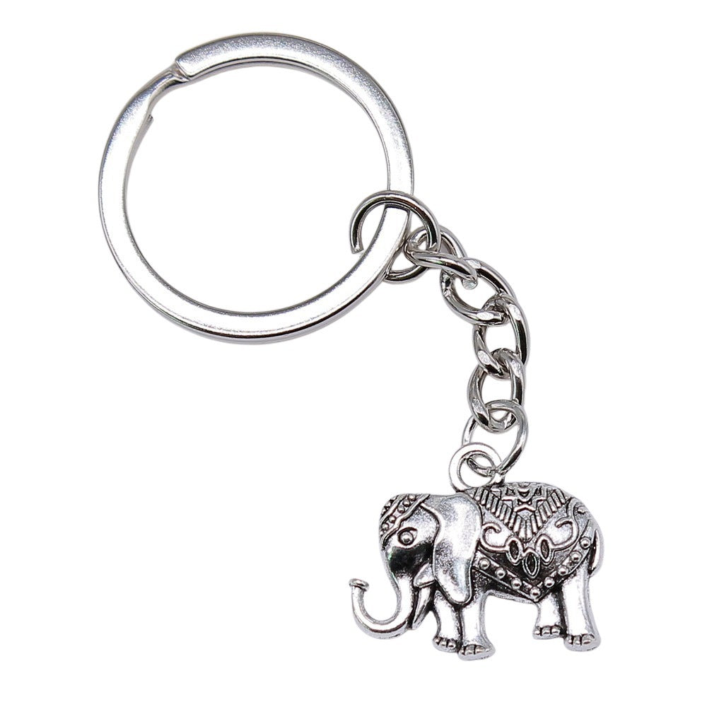 Single-sided Elephant Pendant Keychain 654ace50 7aa3 4bc2 b94e 965c1816428d
