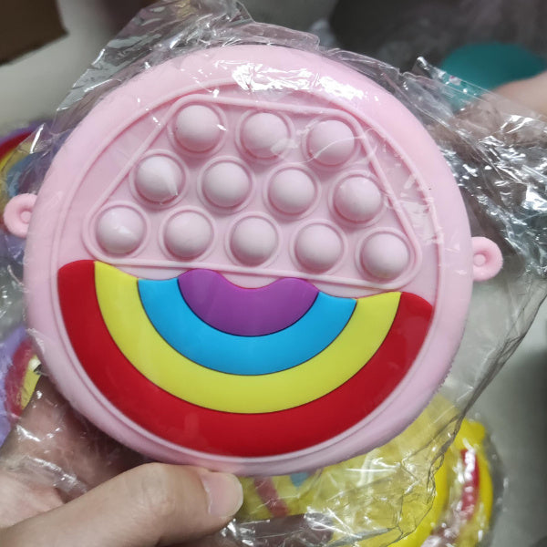 Coin Purse Children's Double-sided Bubble Pearl Tote Chain Bag 654b6017 fcbe 40ba b630 64c8744740c3