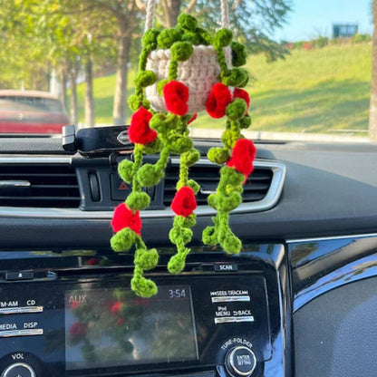 Car Plant Decoration Decoration Knitting Wool 6550eab0 d31d 4771 9502 5f5a9df01bc8