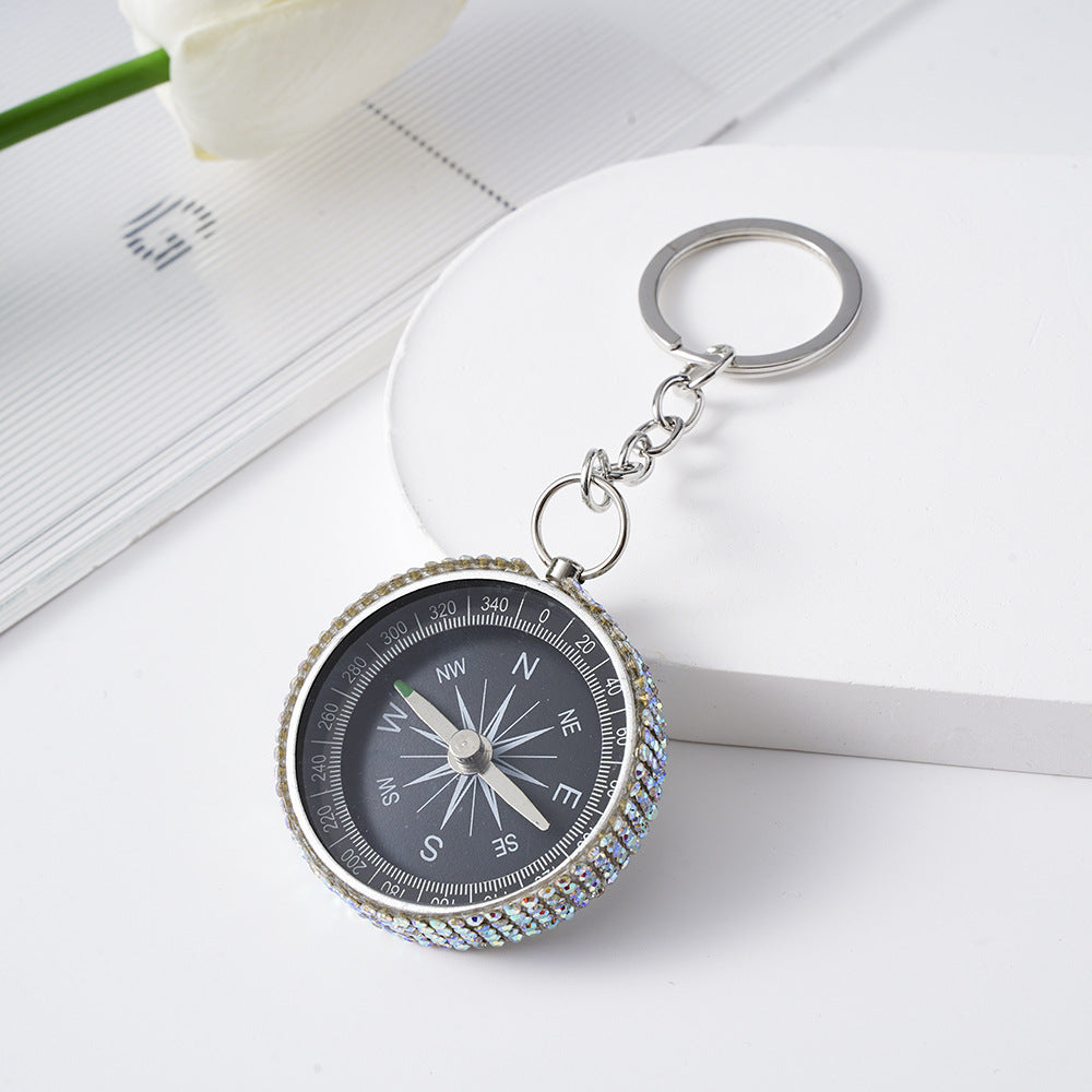 Diamond G44-2 Outdoor Mini Aluminum Alloy Compass Key Chain 655dac1f 3a46 476f b552 8f9f4cc51433