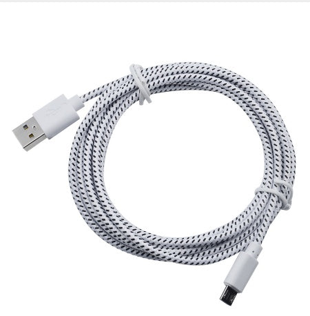 Nylon Braided Micro USB Cable Data Sync USB Charger Cable - 图片 1